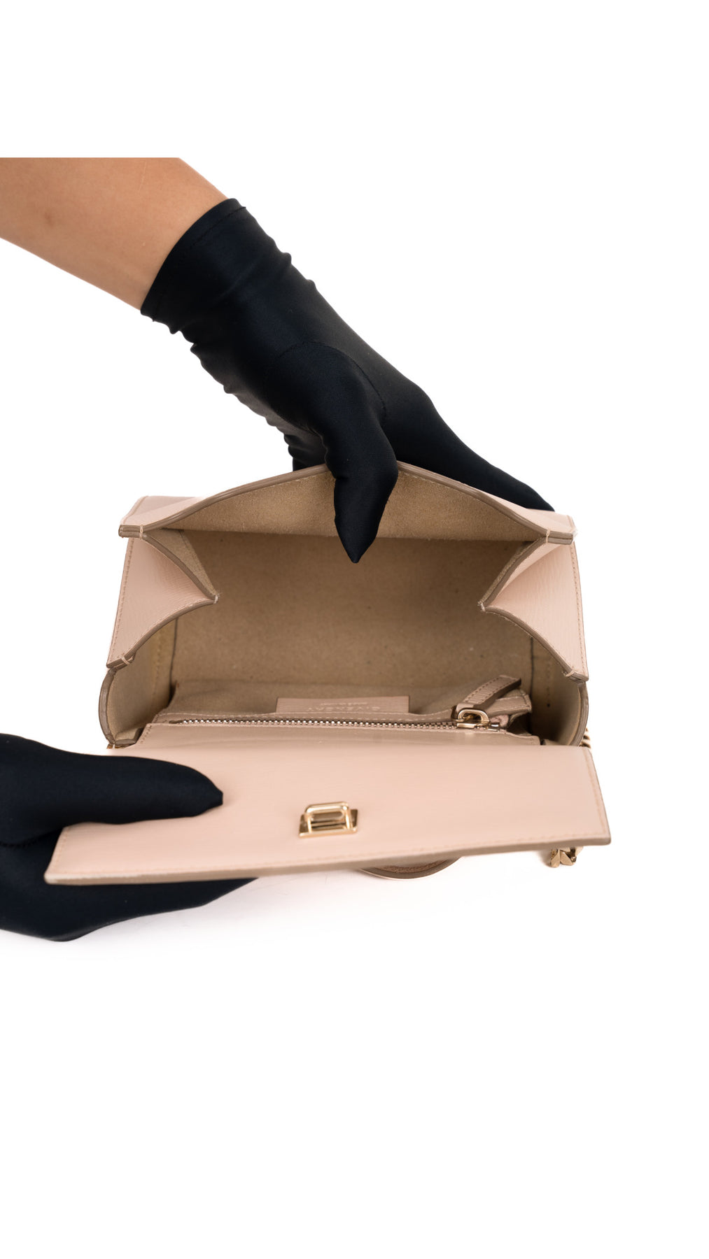 Givenchy Pandora Box Chain Shoulder Bag - Beige