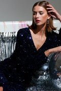 Teagan Lg Dress - Blue