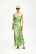 FuriaGZ P Strap Dress - Green Splash