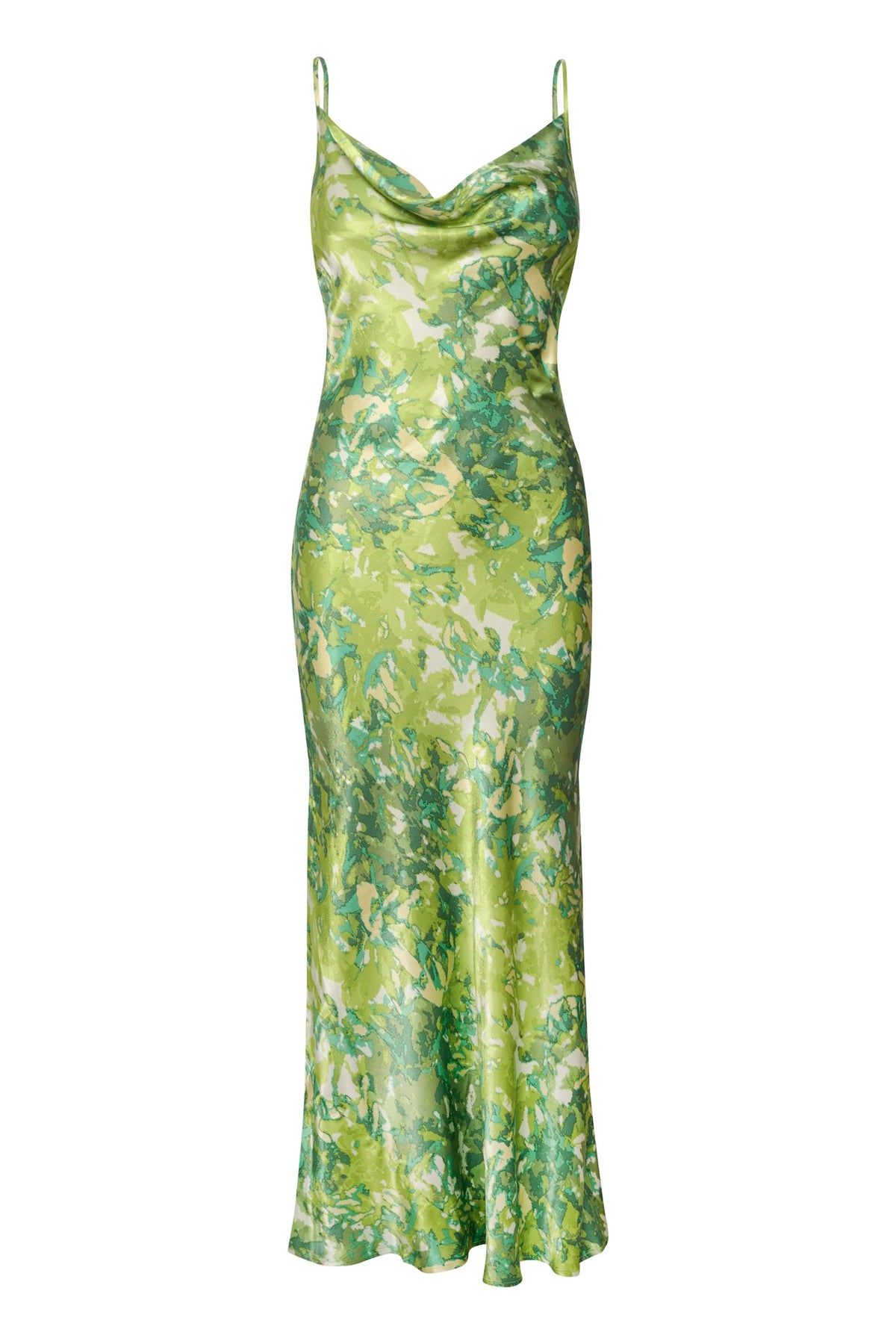 FuriaGZ P Strap Dress - Green Splash