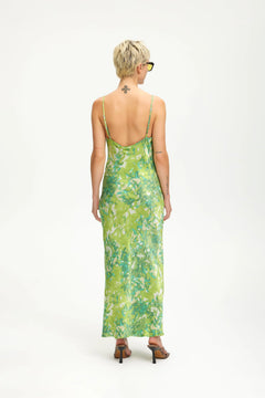 FuriaGZ P Strap Dress - Green Splash