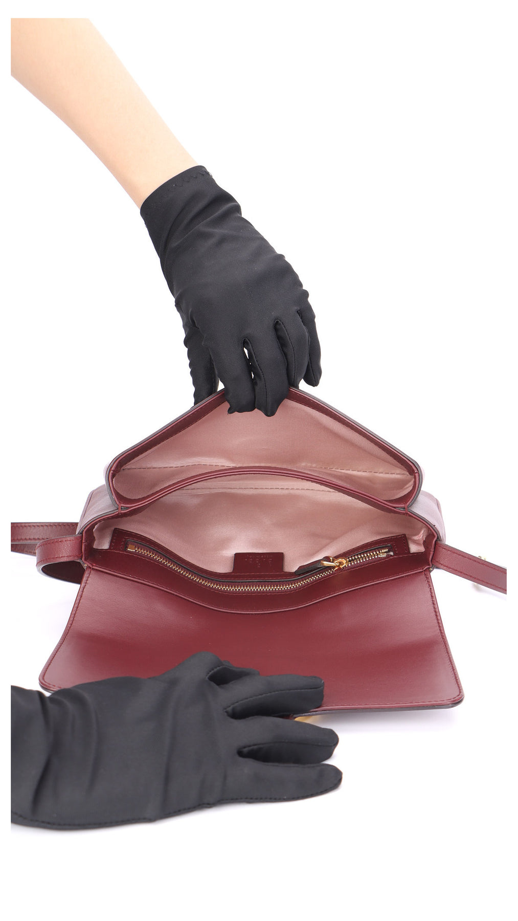 Gucci Arli Axelväska - Burgunder