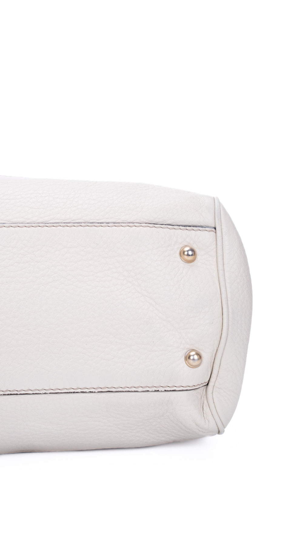 Gucci Bamboo Handle Tote Bag - Krämfärgad