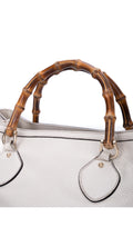 Gucci Bamboo Handle Tote Bag - Krämfärgad