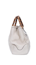 Gucci Bamboo Handle Tote Bag - Krämfärgad