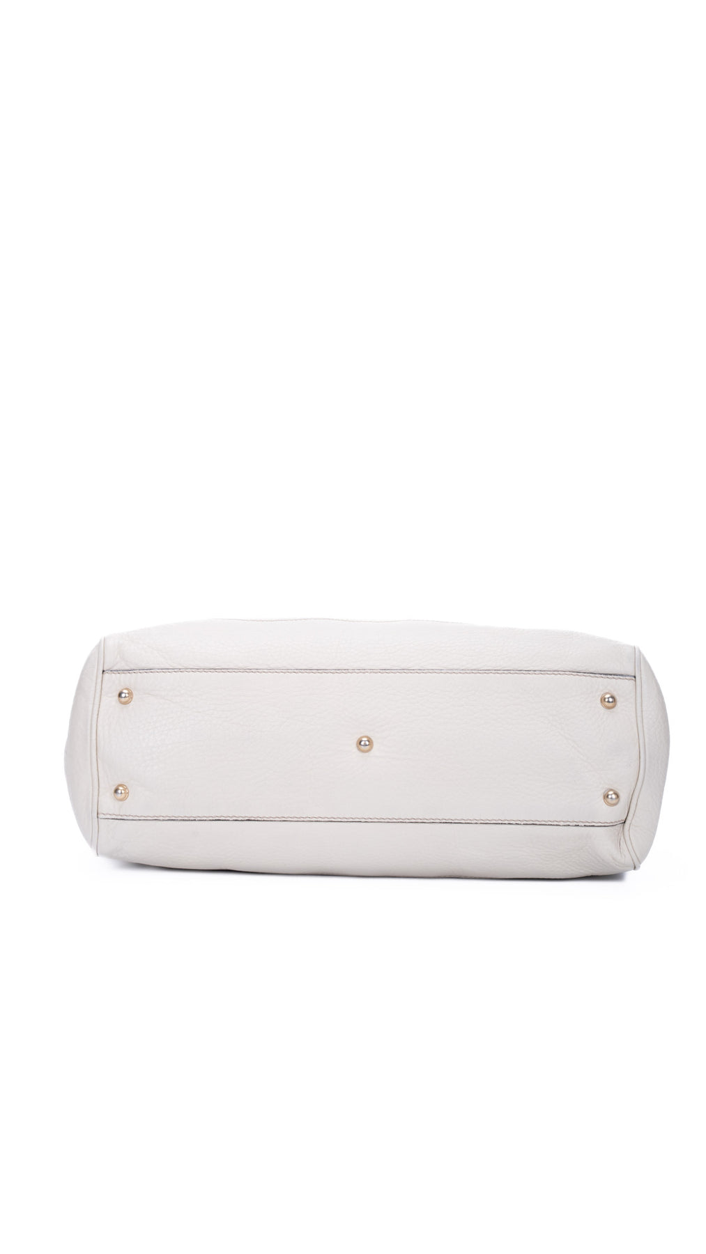 Gucci Bamboo Handle Tote Bag - Krämfärgad