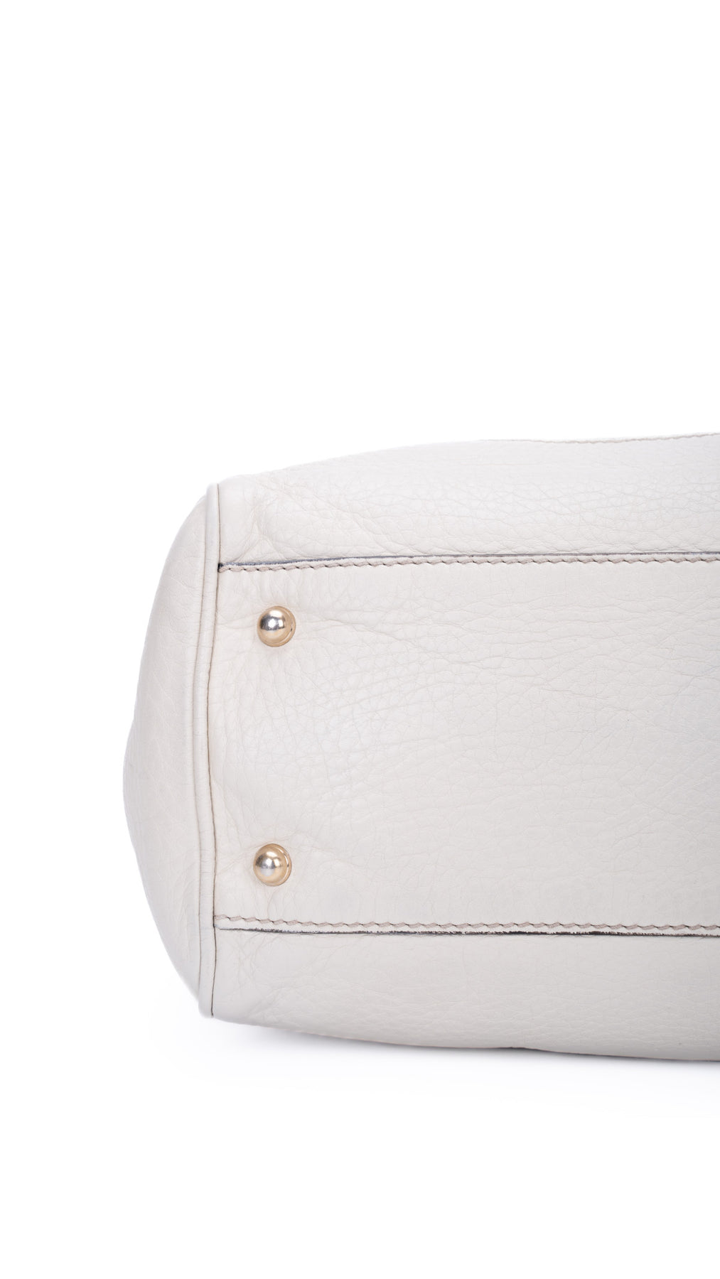 Gucci Bamboo Handle Tote Bag - Krämfärgad