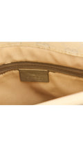 Gucci Monogram Bamboo Handle Tote Bag - Beige