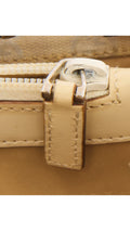 Gucci Monogram Bamboo Handle Tote Bag - Beige
