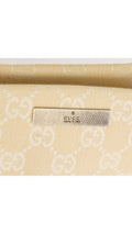 Gucci Monogram Bamboo Handle Tote Bag - Beige
