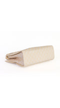 Gucci Monogram Bamboo Handle Tote Bag - Beige