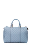 Gucci Boston Bag Monogram - Ljusblå