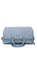 Gucci Boston Bag Monogram - Ljusblå