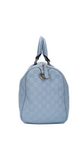 Gucci Boston Bag Monogram - Ljusblå