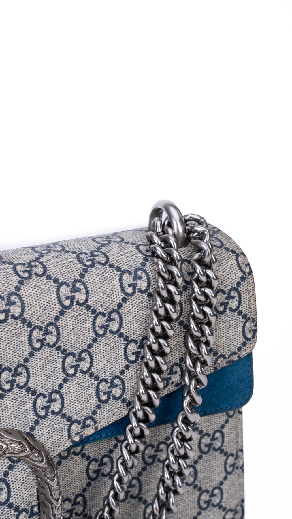 Gucci Dionysus Gg Blooms Shoulder Bag - Blue