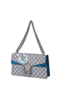 Gucci Dionysus Gg Blooms Shoulder Bag - Blue
