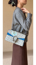Gucci Dionysus Gg Blooms Shoulder Bag - Blue