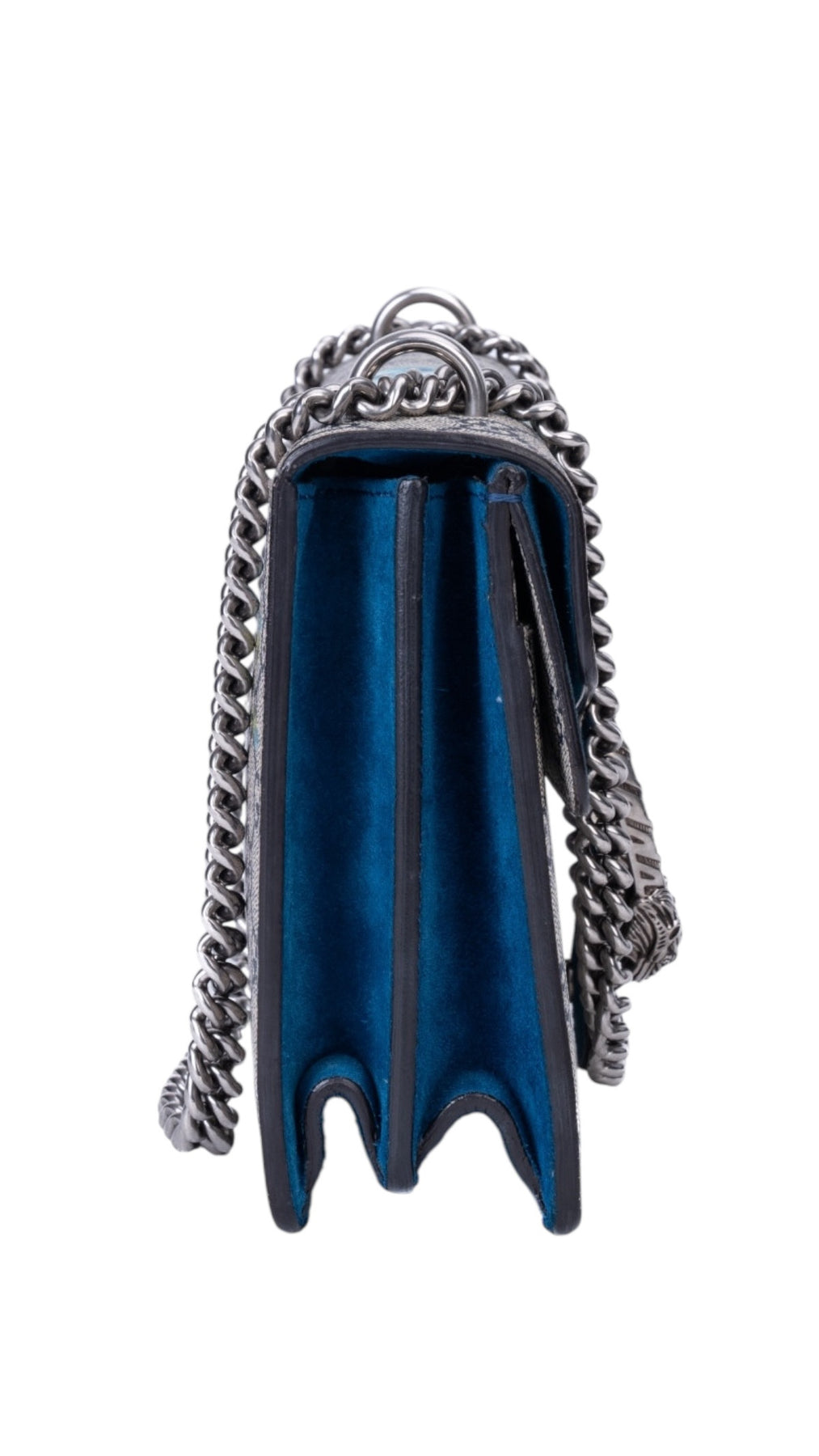 Gucci Dionysus Gg Blooms Shoulder Bag - Blue