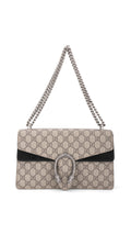 Gucci Dionysus Gg Supreme Shoulder Bag Small - Grey/Black