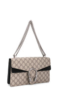 Gucci Dionysus Gg Supreme Shoulder Bag Small - Grey/Black