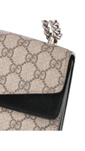 Gucci Dionysus Gg Supreme Shoulder Bag Small - Grey/Black