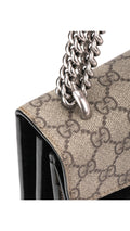 Gucci Dionysus Gg Supreme Shoulder Bag Small - Grey/Black