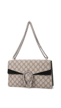 Gucci Dionysus Gg Supreme Shoulder Bag Small - Grey/Black