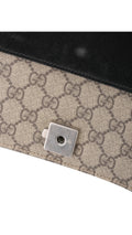 Gucci Dionysus Gg Supreme Shoulder Bag Small - Grey/Black