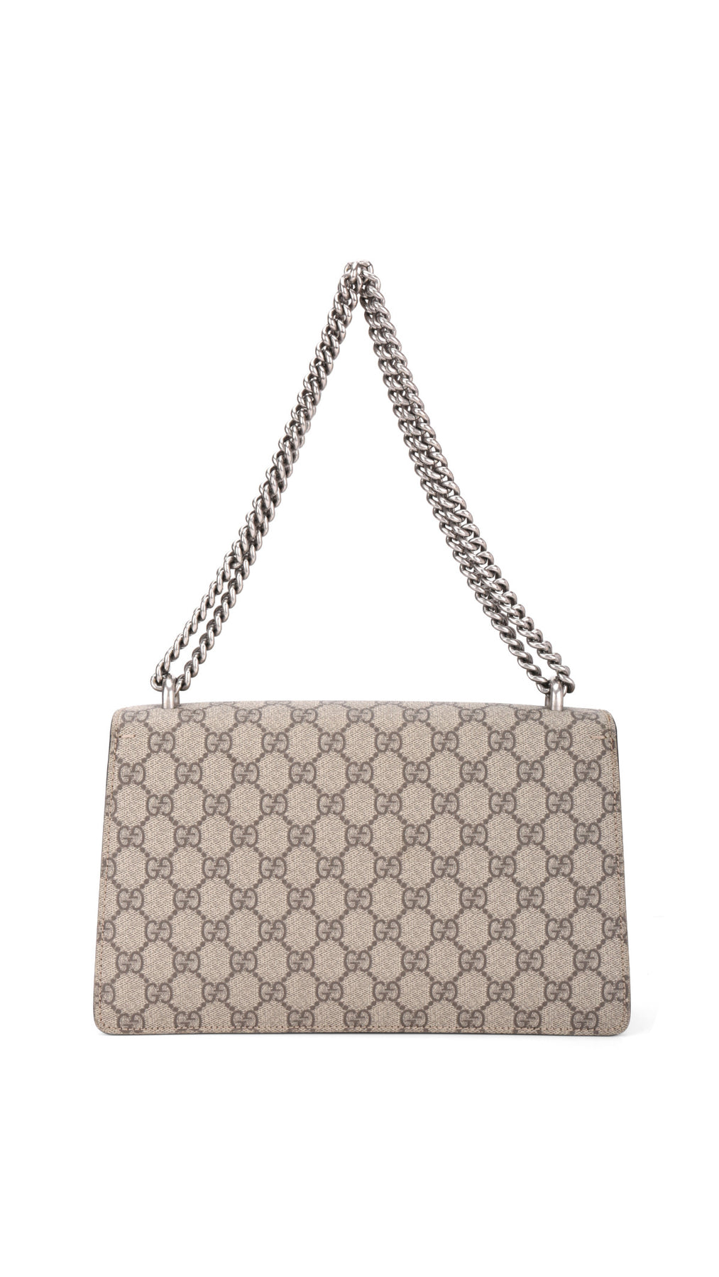 Gucci Dionysus Gg Supreme Shoulder Bag Small - Grey/Black