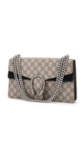 Gucci Dionysus Gg Supreme Shoulder Bag Small - Grey/Black