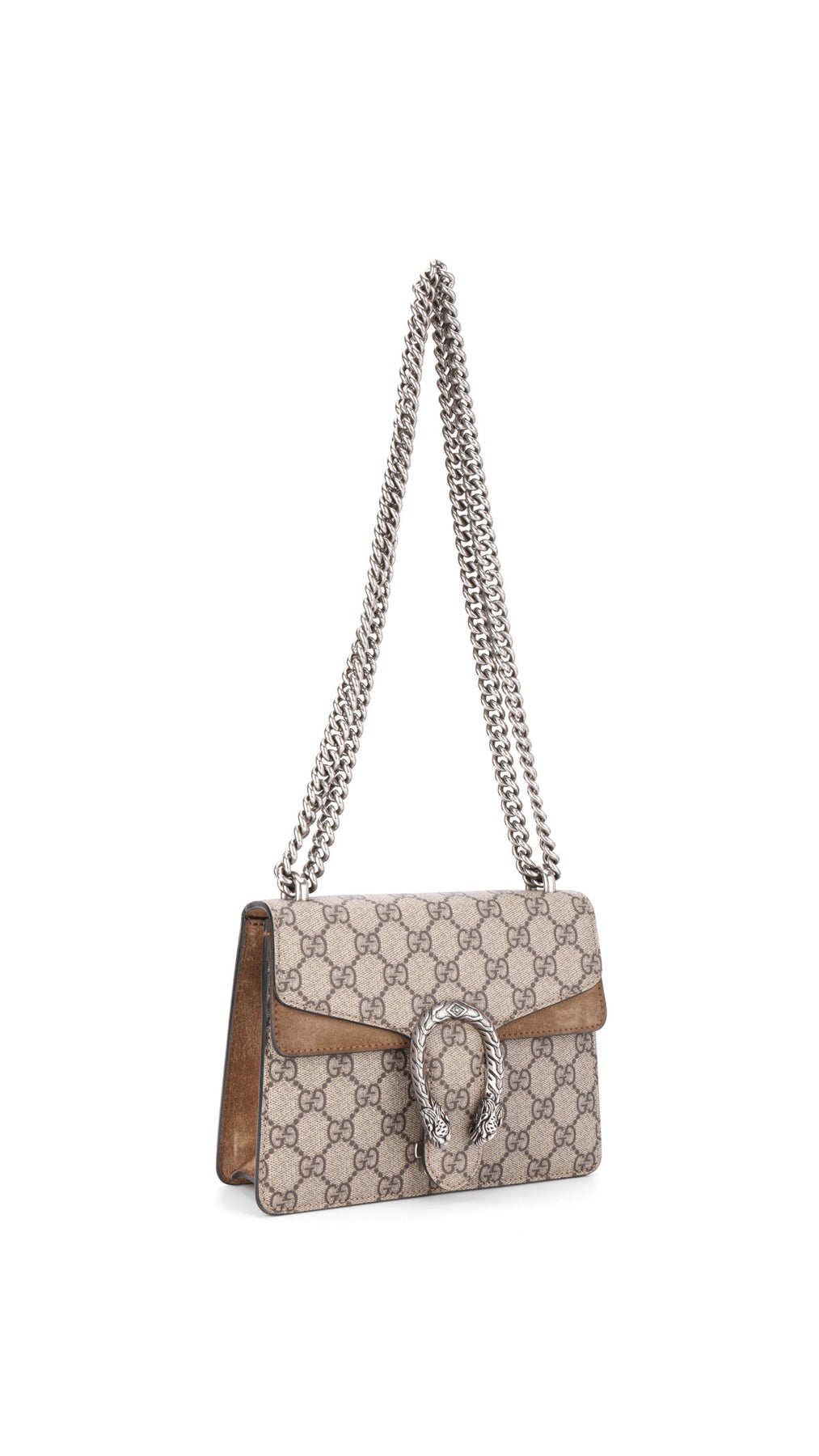 Gucci Dionysus Small Shoulder Bag - Grey/Brown