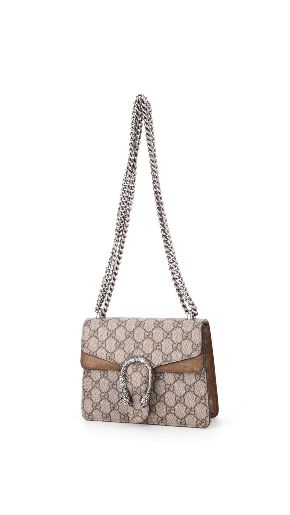 Gucci Dionysus Small Shoulder Bag - Grey/Brown