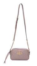Gucci Gg Marmont Matelassé Camera Bag - Dusty Pink
