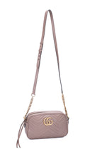 Gucci Gg Marmont Matelassé Camera Bag - Dusty Pink
