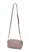 Gucci Gg Marmont Matelassé Camera Bag - Dusty Pink