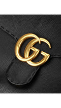 Gucci GG Marmont Top Handle Bag - Svart