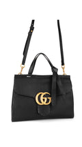 Gucci GG Marmont Top Handle Bag - Svart