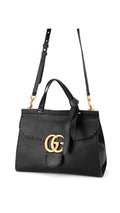 Gucci GG Marmont Top Handle Bag - Svart