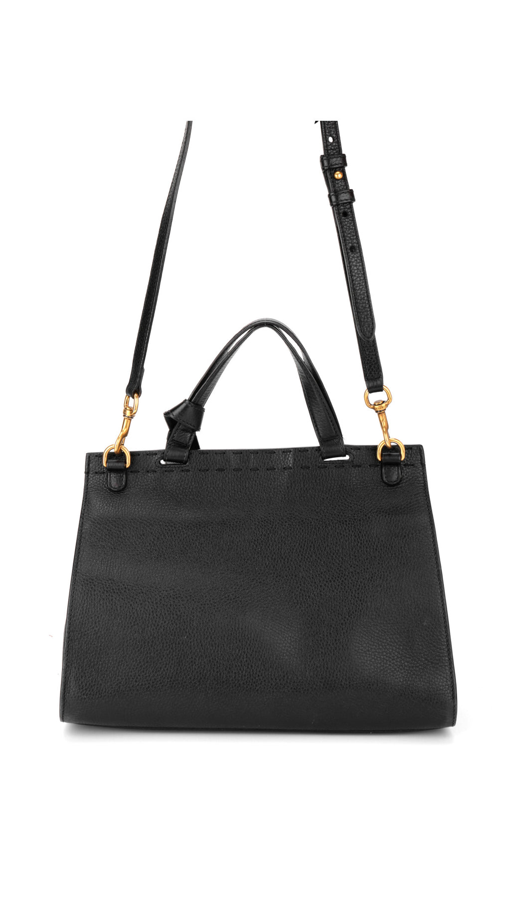 Gucci GG Marmont Top Handle Bag - Svart