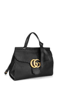 Gucci GG Marmont Top Handle Bag - Svart