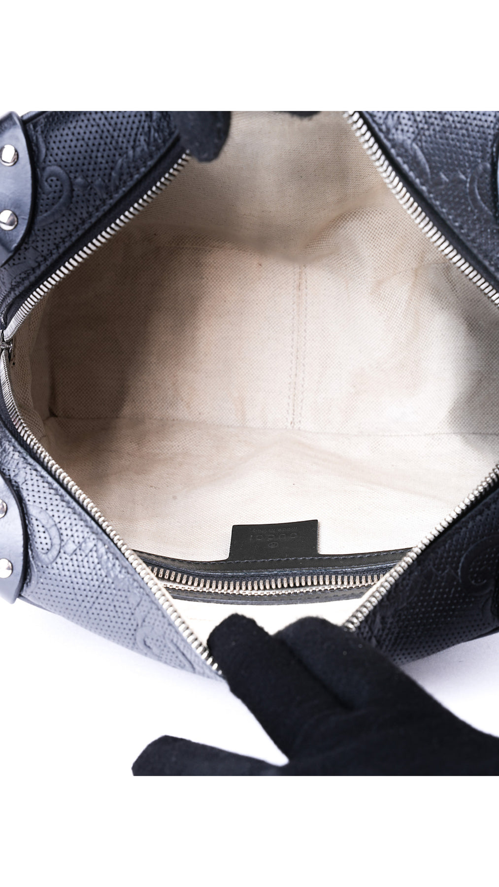 Gucci GG Supreme Camera Box Bag - Svart