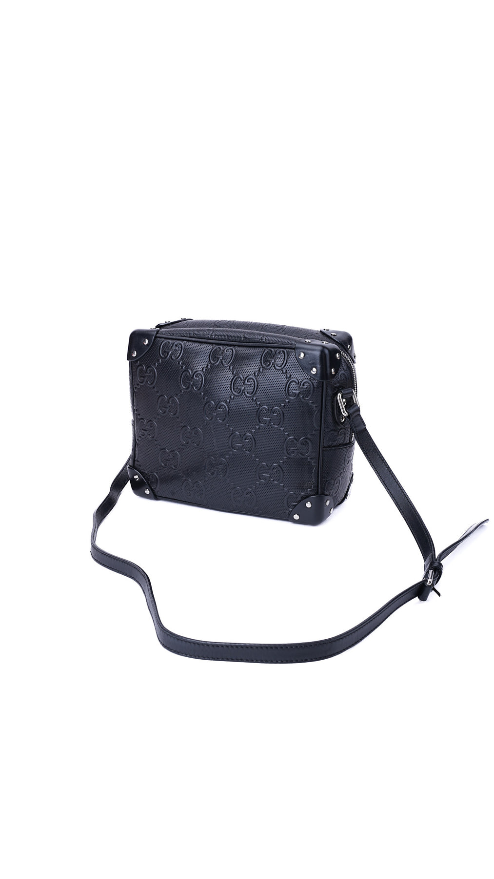 Gucci GG Supreme Camera Box Bag - Svart