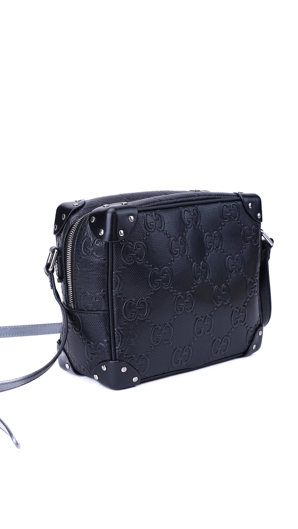 Gucci GG Supreme Camera Box Bag - Svart