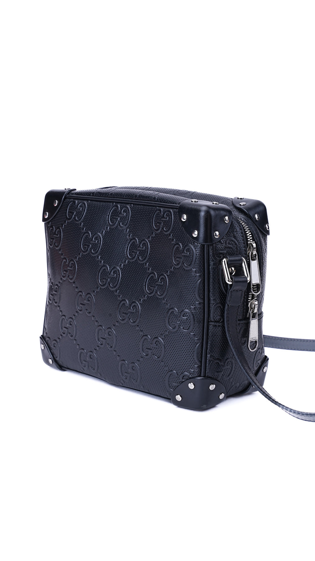 Gucci GG Supreme Camera Box Bag - Svart