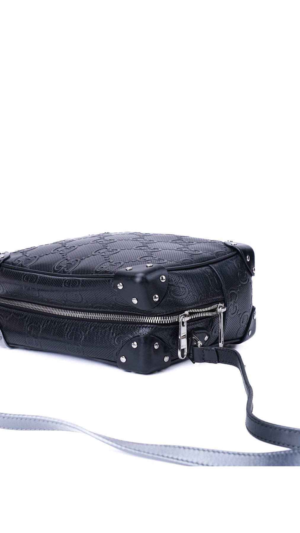 Gucci GG Supreme Camera Box Bag - Svart