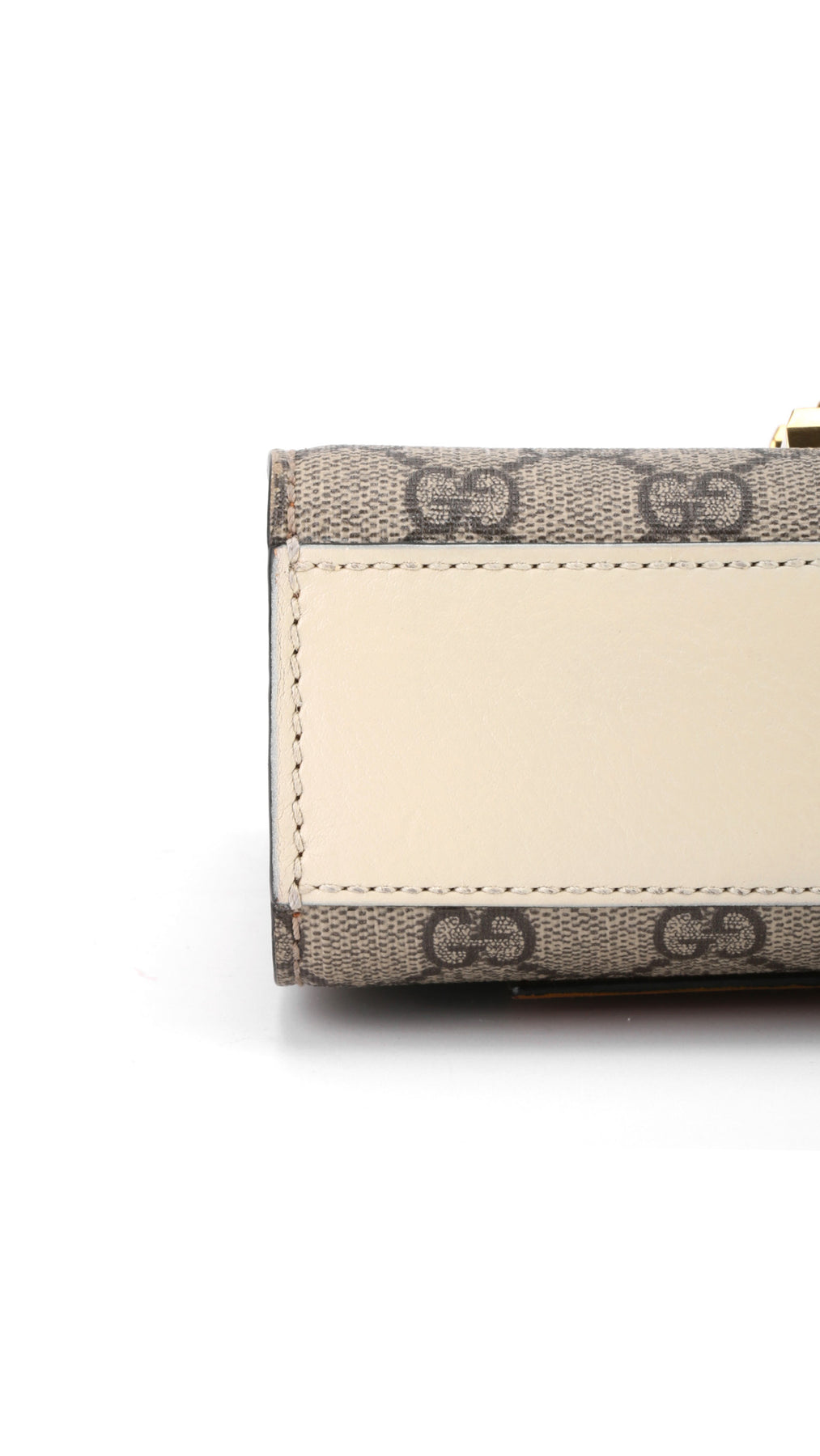 Gucci GG Supreme Padlock Shoulder Bag - Beige