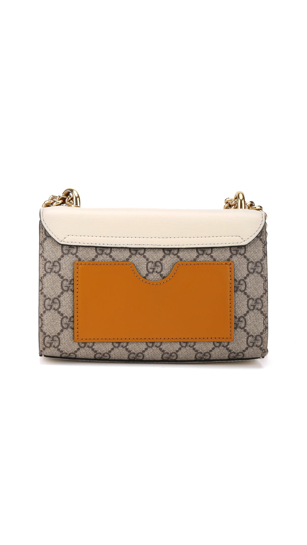 Gucci GG Supreme Padlock Shoulder Bag - Beige