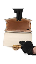 Gucci GG Supreme Padlock Shoulder Bag - Beige