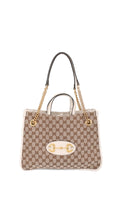 Gucci Horsebit 1955 Tote Bag Medium - Brun