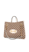 Gucci Horsebit 1955 Tote Bag Medium - Brun